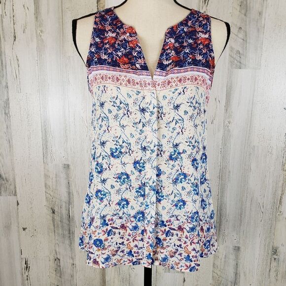 Sanctuary Floral Cottage Tank Sz S - Picture 1 of 8